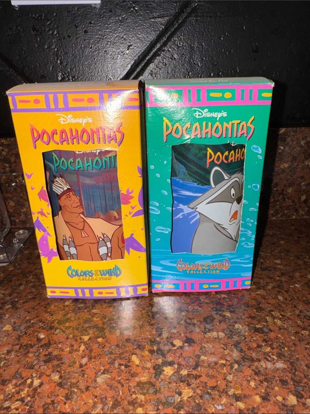 Disney Pocahontas Burger King Collector Series 1994 Plastic Cups